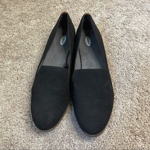 Dr. Scholl’s Black Microsuede Devyn Loafers